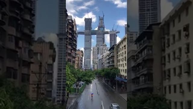 Raffles City on construction in Chongqing, China