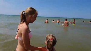 Я с родителями на море в Лазурном, Херсон - Море, Лазурное, Херсонская область, Херсон