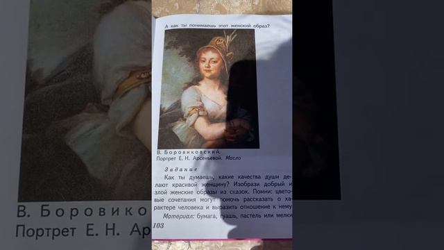 Образ человека и его характер в живописи / изобразительное искусство 2 класс