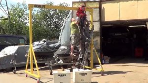 Как подвесить электрический тельфер самостоятельно Монтаж тельфера.