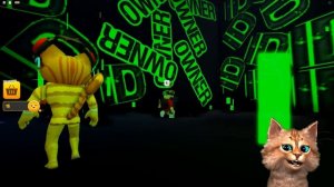 ЭТА КРАСНАЯ СТЕНА РАЗДАВИТ ЛЮБОГО! УБЕГАЕМ ОТ ЗЛОЙ СТЕНЫ В РОБЛОКС! Кронос и Весёлый Кот ROBLOX