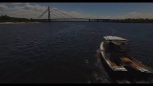 Катер КРАБ 620 на воде