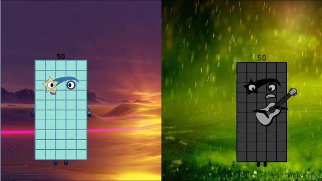 Uncannyblocks Band Pocoyo Different (1-100) VS REMASTERED. Who win?? | Infinity Cool Sound!