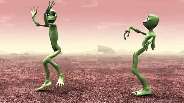 MEGA Speed Dance CHALLENGE! Green Frog and Alien - Super FUN Dance a lot