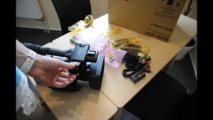 Unboxing SONY HXR NX5 #german video
