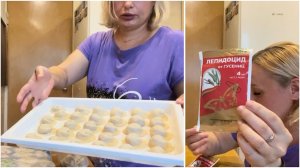 Режим экономии.  Заморозка. Пельмени, голубцы, клубника с молоком. Препарат от гусениц. Разговоры.