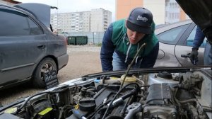Метка ГРМ на выставление которой ушла неделя Hyundai Accent