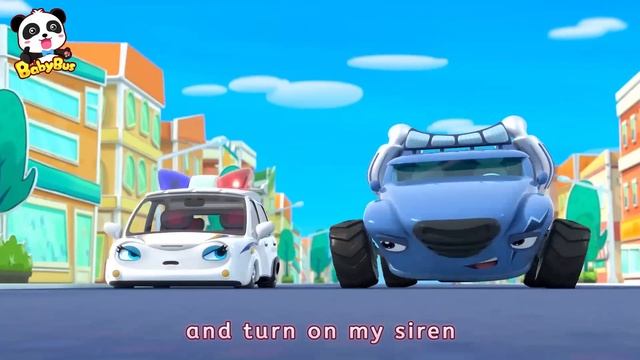 Five Little Monster Trucks Song | Learning Vehicles | Kids Song | BabyBus смотреть онлайн