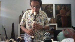 fantasia 3 by Telemann with a new alto recorder