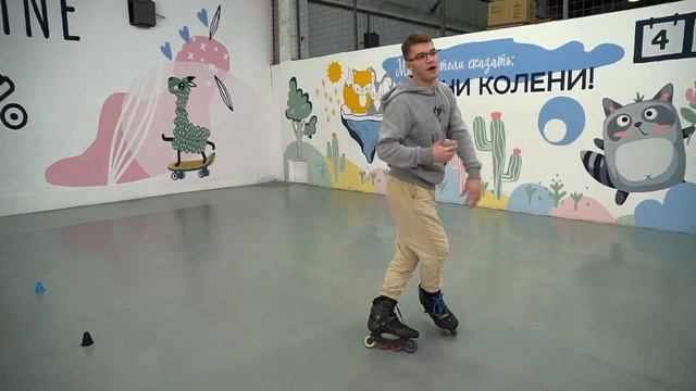 Компас / J-turn | Школа роликов RollerLine Роллерлайн в Москве смотреть онлайн