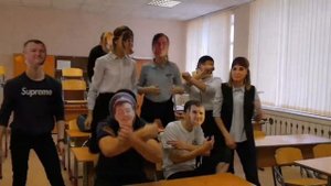 Танец с масками учителей. Сценка для старшеклассников. Осенний бал.