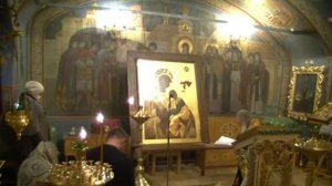 Молебен с акафистом Божией Матери перед иконой Ее, именуемой "Страстная''. 30.12.2021г