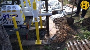 Бурение скважины на воду, Испытания буровой установки HORTec MBU 1515P