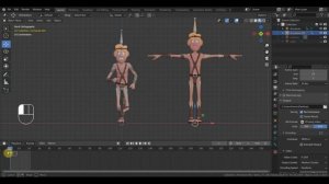Blender 2.93 Перенос анимации с одного персонажа на другой