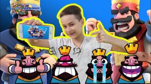 ДАНЯ играет в приложение CLASH ROYALE!