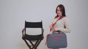 Сумка для ноутбука 15.6 дюймов, серая - OPTIMUM