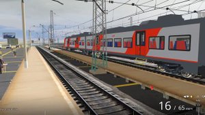 Ласточка с назначением Свирь-Санкт-Петербург Ладожский отправляется со станции Свирь(ВЫДУМАННО!)