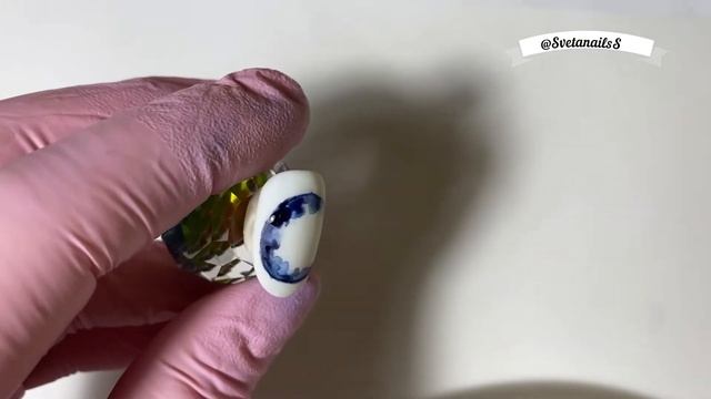 МК МЕСЯЦ ? КАК нарисовать месяц акварелью на ногтях . смотреть онлайн