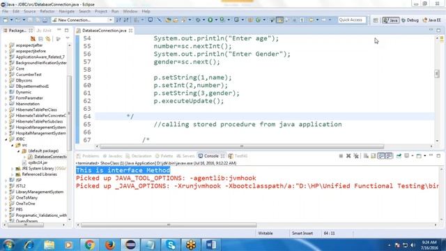 Java Tutorial 8:concept of JDBC,connection,Interface ,implements смотреть онлайн