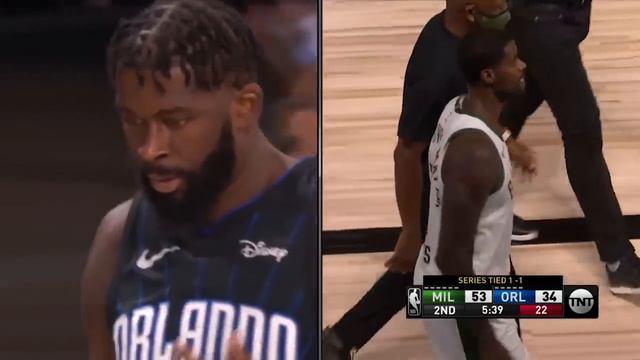 Marvin Williams & James Ennis exchanged shoves & Ennis hauls off and punches Darvin Ham смотреть онлайн