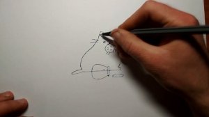 Как нарисовать кота Пушина с печенькой