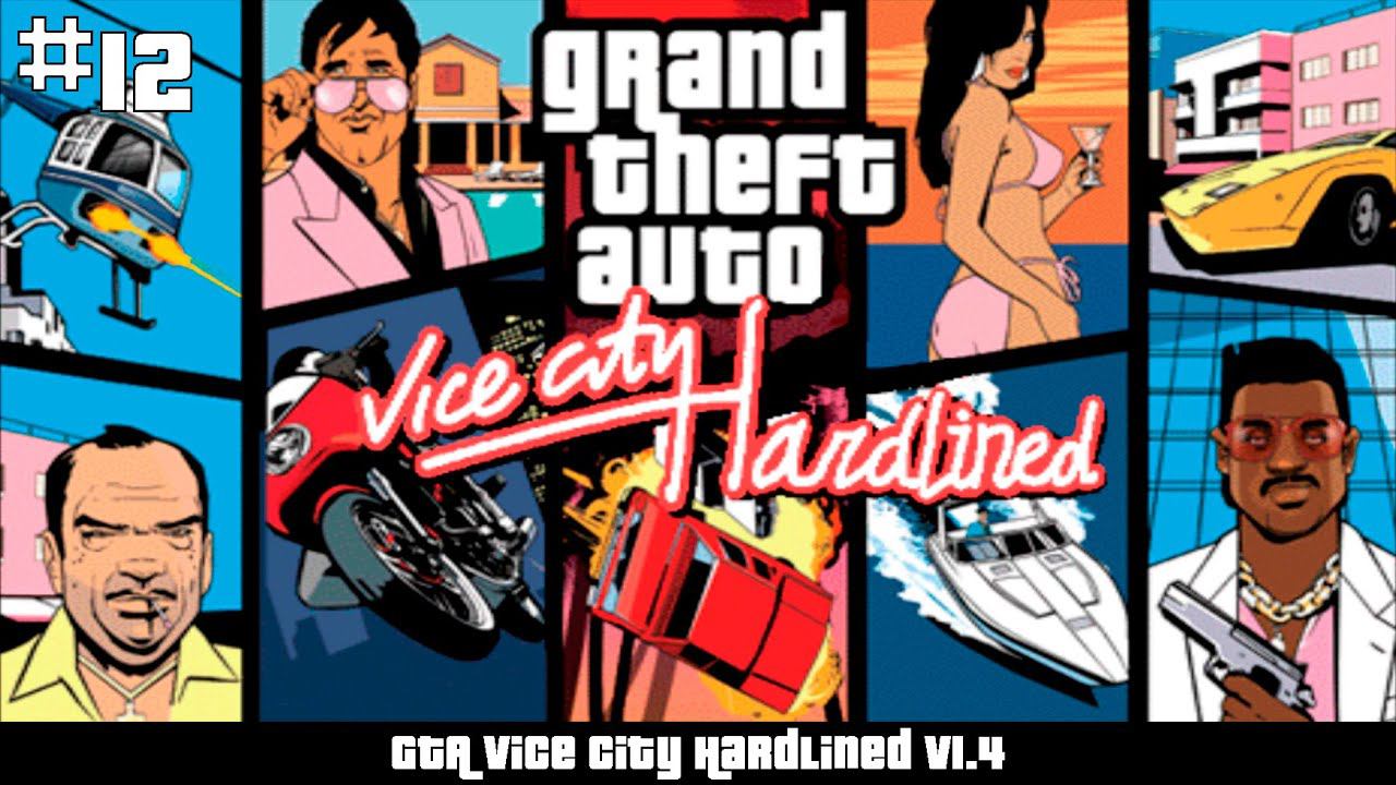 Прохождение GTA Vice City Hardlined v1.4 #12 Автоцид... Решающий раунд! Погнали!!! смотреть онлайн