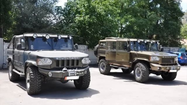 Внедорожник Булат на базе грузовика ГАЗ 66 смотреть онлайн