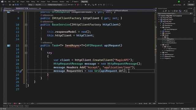 05 WEB сайт на ASP.NET Core MVC (.NET 7), универсальный сервис доступа к API в WEB приложении смотреть онлайн