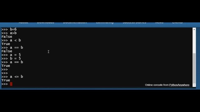 PYTHON - OPERATORS (06 b)