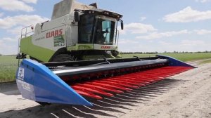 Жатка подсолнечниковая безрядковая Harvester SN8400 8,4м  с приводом Schumacher