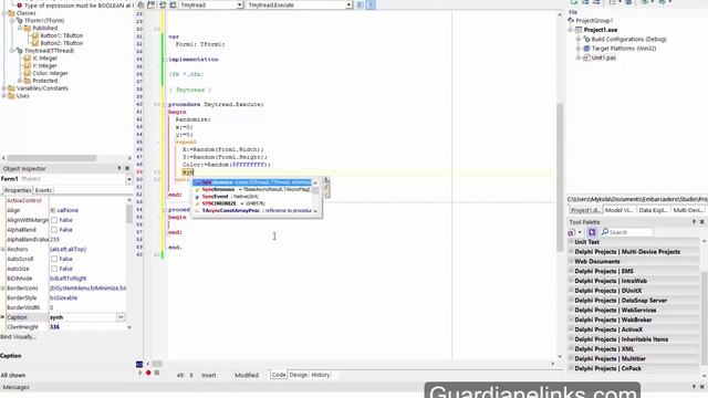 Многопоточность,Синхронизация потоков (Delphi XE 8)Synchronization thread смотреть онлайн