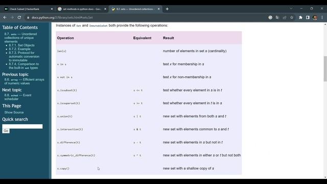 Check Subset - HackerRank (Python)