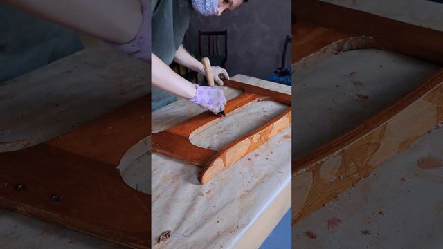 Обновление кресла, часть 2 #винтаж #креслодляотдыха #рестврация