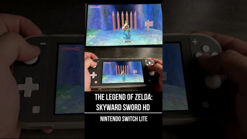 The Legend of Zelda: Skyward Sword HD Nintendo Switch Lite Gameplay #nintendoswitchlite #switchlite