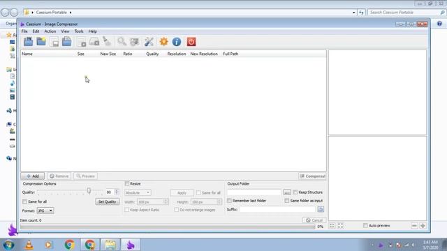 How to Compress image Without losing quality | image compressor Software download | Caesium Portabl