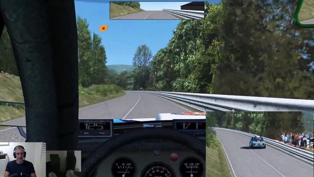 Group H Fiat 131 at Glasbachrennen in rFactor 2 смотреть онлайн