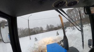 ТРАКТОР БЕЛАРУС МТЗ-82. БАЛОЧНИК. ОПЯТЬ НАВАЛИЛО СНЕГА,ОПЯТЬ УБИРАЮ. МАРТ 2023./МТЗ/