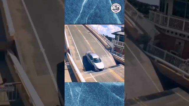 Car crash bridge: Weird moments caught on camera