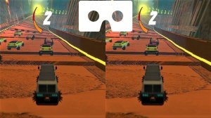 Loco Road 3D VR video 3D SBS VR box google cardboard