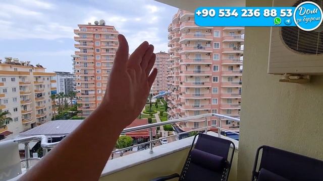 ВИДОВАЯ НЕДОРОГАЯ квартира в Алании 100 м от моря ЕВРОПЕЙСКАЯ недвижимость в Турции смотреть онлайн