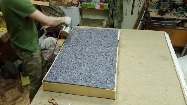 Изготовление подушки-сиденья с пружинным блоком для модельного дивана смотреть онлайн