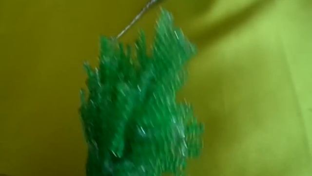 Дерево из бисера Мастер класс Бисероплетение Сосна смотреть онлайн