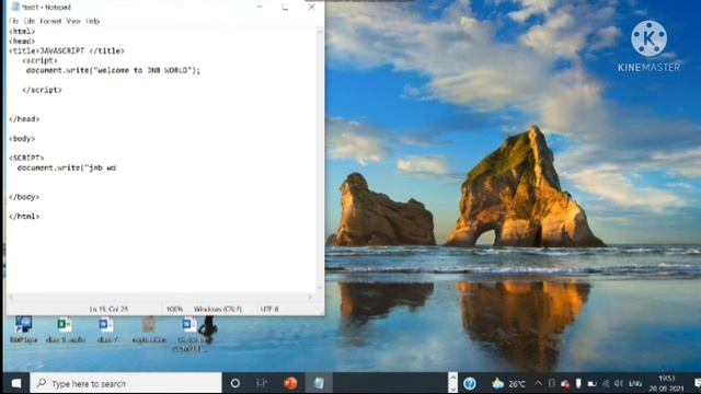 JavaScript Implementation in HTML|| How to write JavaScript code