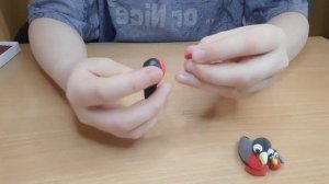 Снегирь из пластилина видеолепка