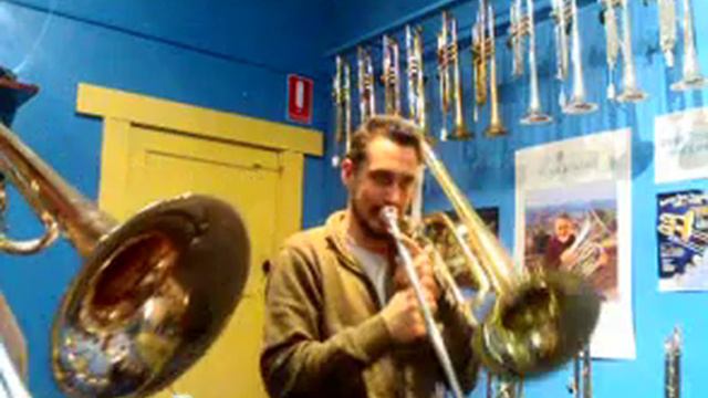 Contrabass trombone Eric Budd смотреть онлайн