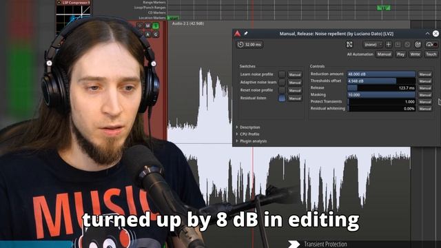Denoising Audio in Real-Time with a FOSS Plug-In