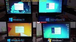 Windows 11 vs windows 10 vs windows 8.1 vs windows 7 speed test