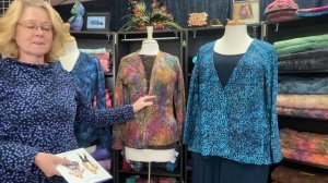 Fabric Friday  |  Batik Cotton Jersey Knit |  It's Cardigan Season