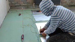 монтаж  теплого пола ЗЕБРА