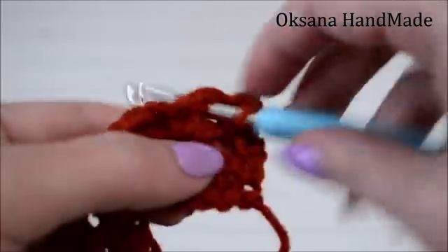 Снуд, манишка из прямоугольника, вязание крючком. МК. Crochet DIY